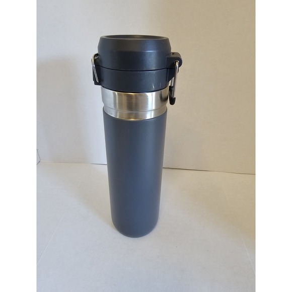 Stanley 24oz Go Flip Bottle Charcoal Insulated Stainless Steel BPA Free - Picture 2 of 7